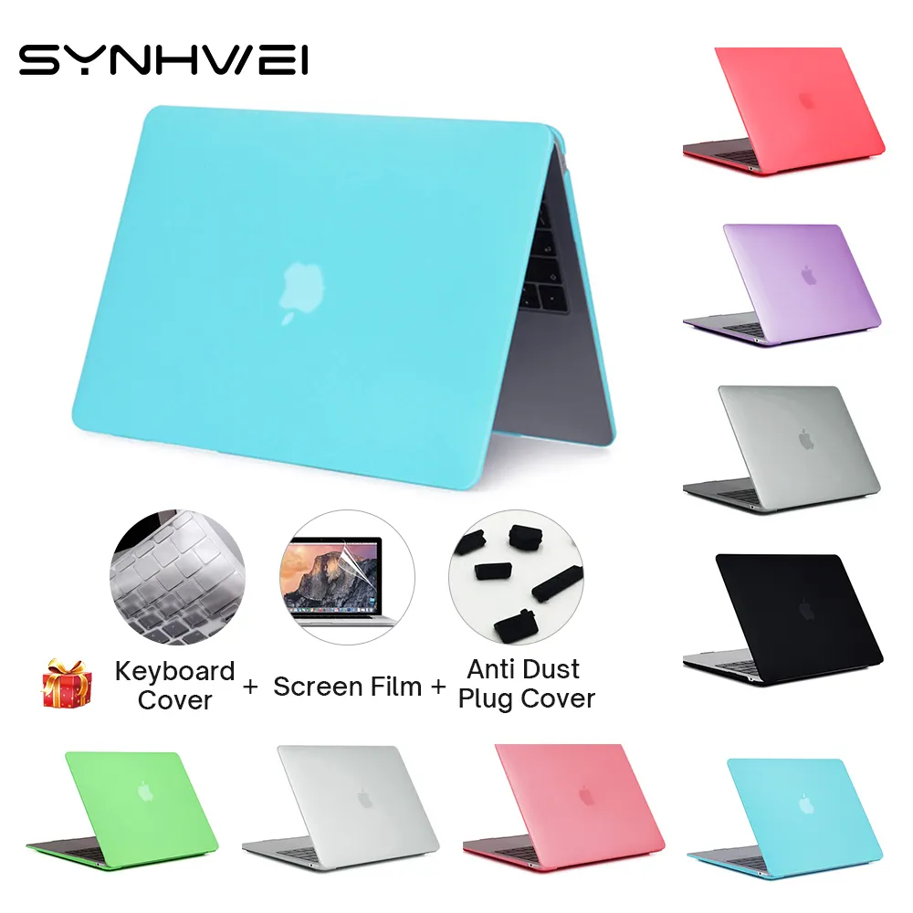 Computer Hardware & Software Crystal macbook case air m1 chip pro retina 11 12 13 15 inch laptop cover touch id a2337 a2338 a21