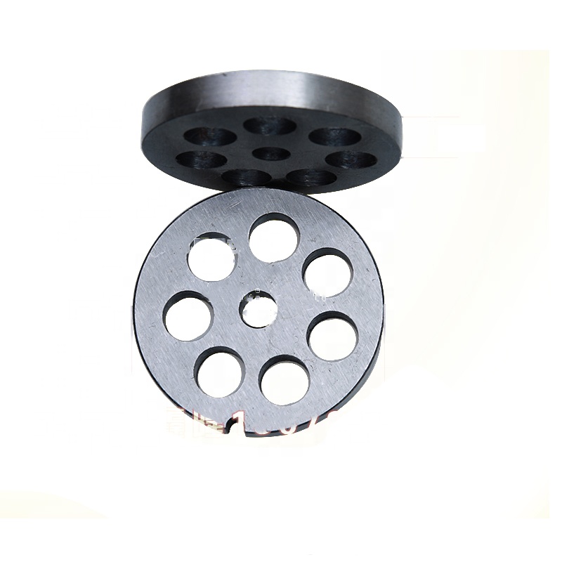12/22/42/52/32 Model Meat Grinder Accessories Round Knife Meat Plate Manganese Steel Perforated Plate Meat Hole Grate