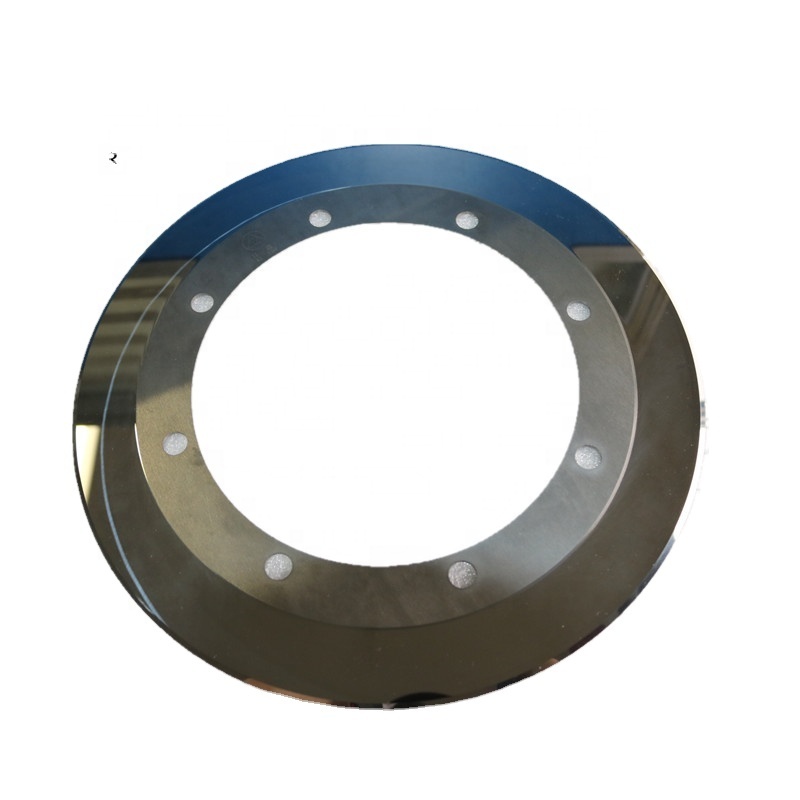 YG8 YG9 Polished Metal Rotary Circular Cutter Knife Blades Cemented Tungsten Carbide for Cutting Asbestos Sheet OEM Customizable