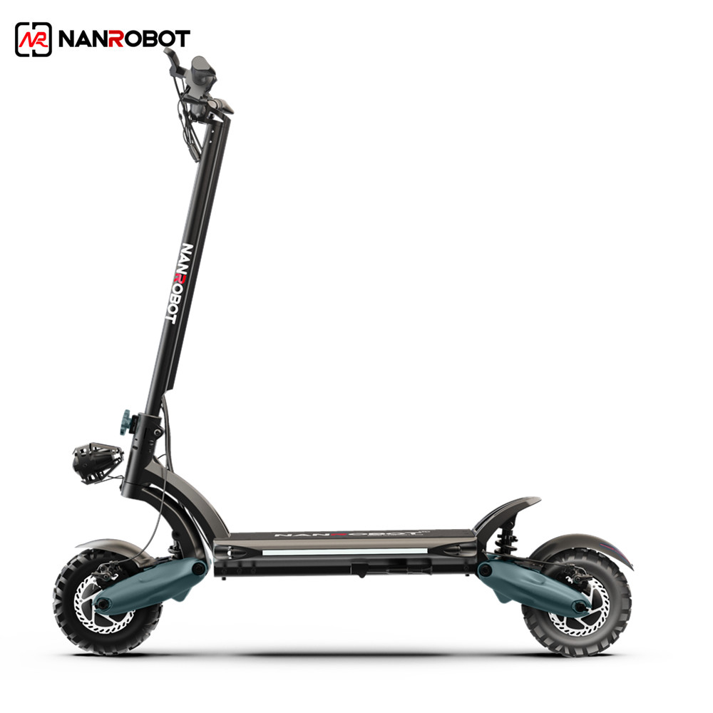 Nanrobot D6 + 52 в 2000 Вт Двойной Мотор высокой скорости 10 дюймов 2 колеса складной электрический скутер