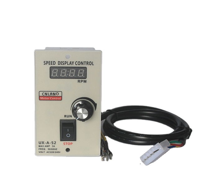Контроллер скорости двигателя переменного тока 220V UX-A-52 цифровой мотор регулятор точной регулировки скорости переключатель контроля двигателя вперед