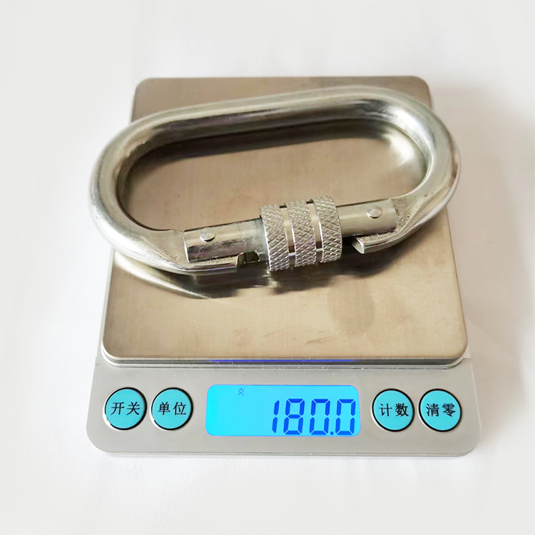 Оптовая продажа, сверхпрочный 25KN Овальный замок, альпинистский стальной карабин, крюк для кемпинга, 25KN овальные карабины, сталь