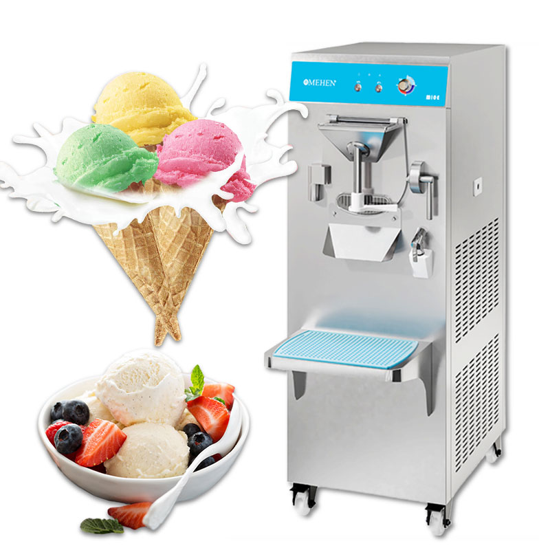 MEHEN M10E 20-40L/H High Quality Components with MEHEN Gelato Batch Freezer