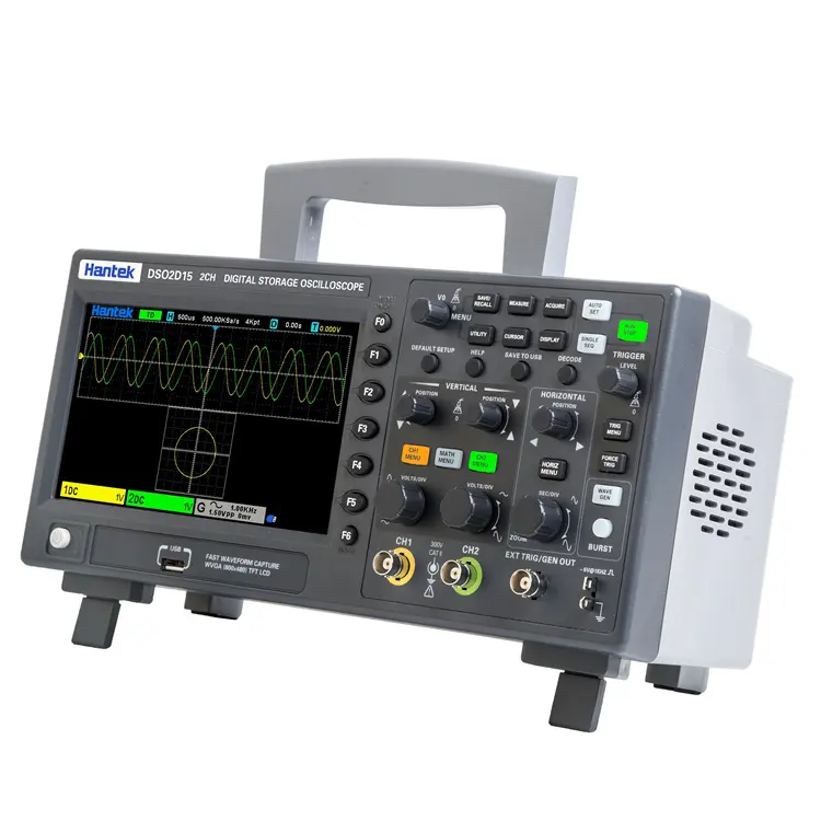 dual-channel 100MHz Digital storage oscilloscope DSO2C10 2 channel oscilloscope 25MHz signal generator 2D10