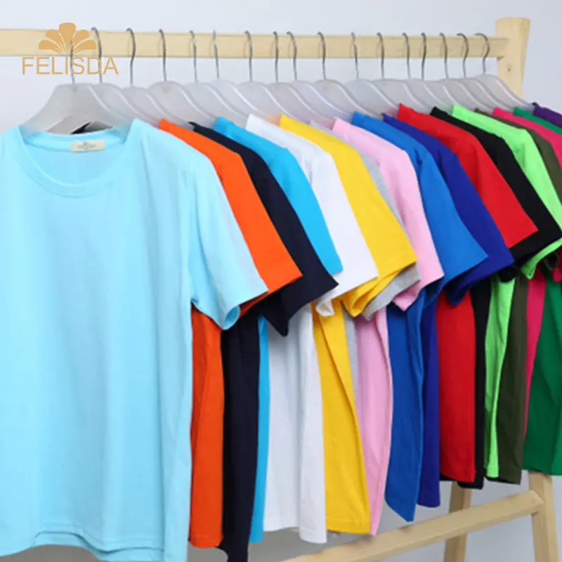 Cheapest New Solid Color Unisex T Shirt Summer Daily Mens Women's T-Shirts 4XL Plus Size Crop Top Tee Shirt Woman