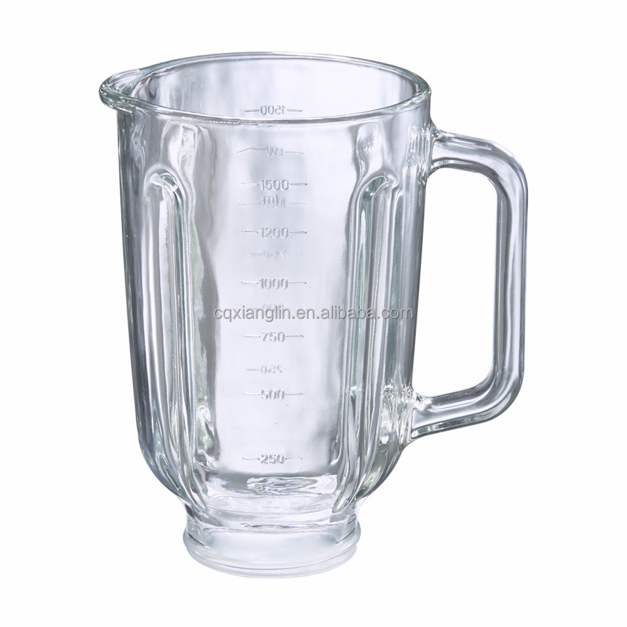 Factory direct supply plum Blender Jar home appliances parts beko table blender jar Replacement mixer blender glass parts