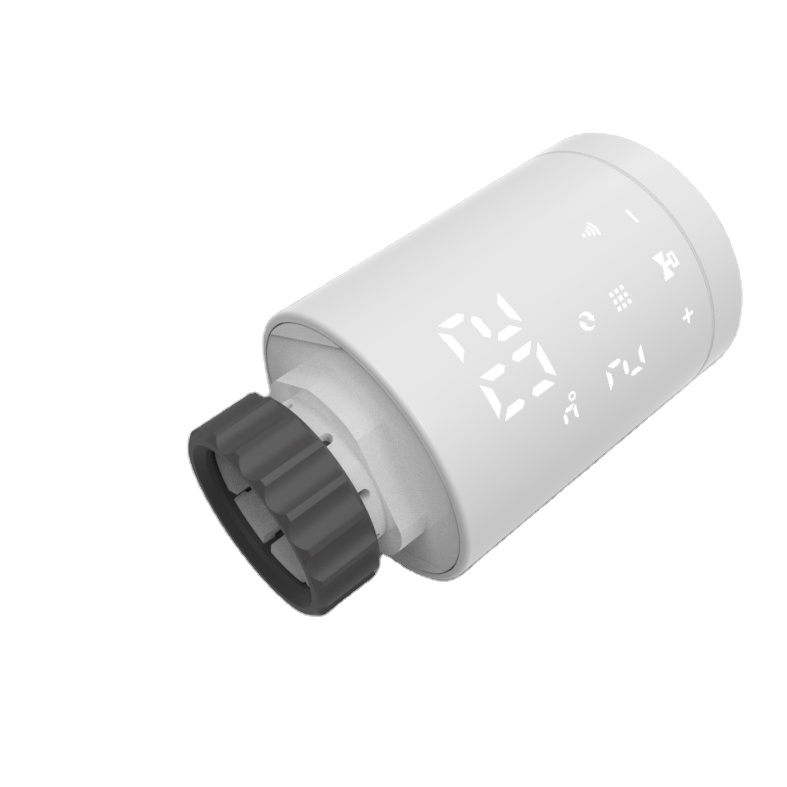 HY368 светодиодный Белый привод радиатора Tuya ZigBee TRV, термостатический клапан радиатора для радиатора, системы отопления, подогрева пола