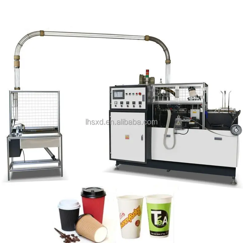 High Speed Fully Automatic Paper Cup Machine disposable plastic plates and cups making machine