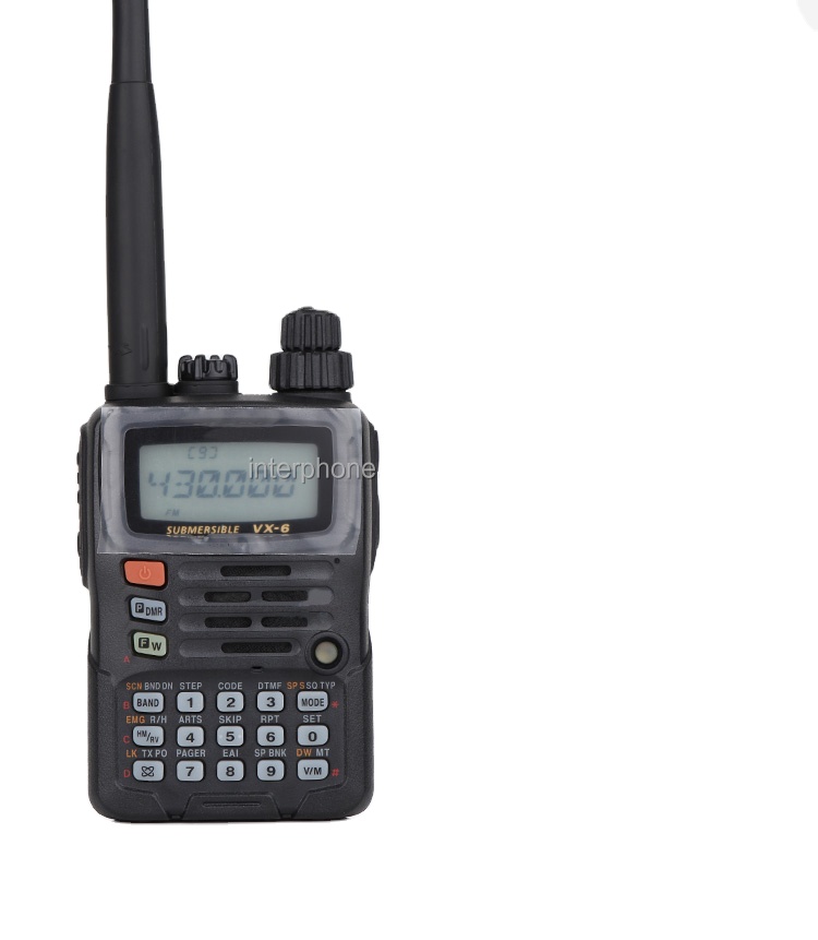 YAESU VX-6R Радио, двухдиапазонный 140-174/420-470 МГц FM-Радиолюбитель, двухсторонний радиоприемник YAESU VX-6R Радио