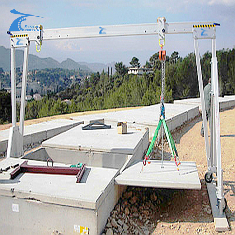 Materials Lifting Mini Crane Foldable Crane Cheap Price High Performance Aluminum Portable Gantry Crane