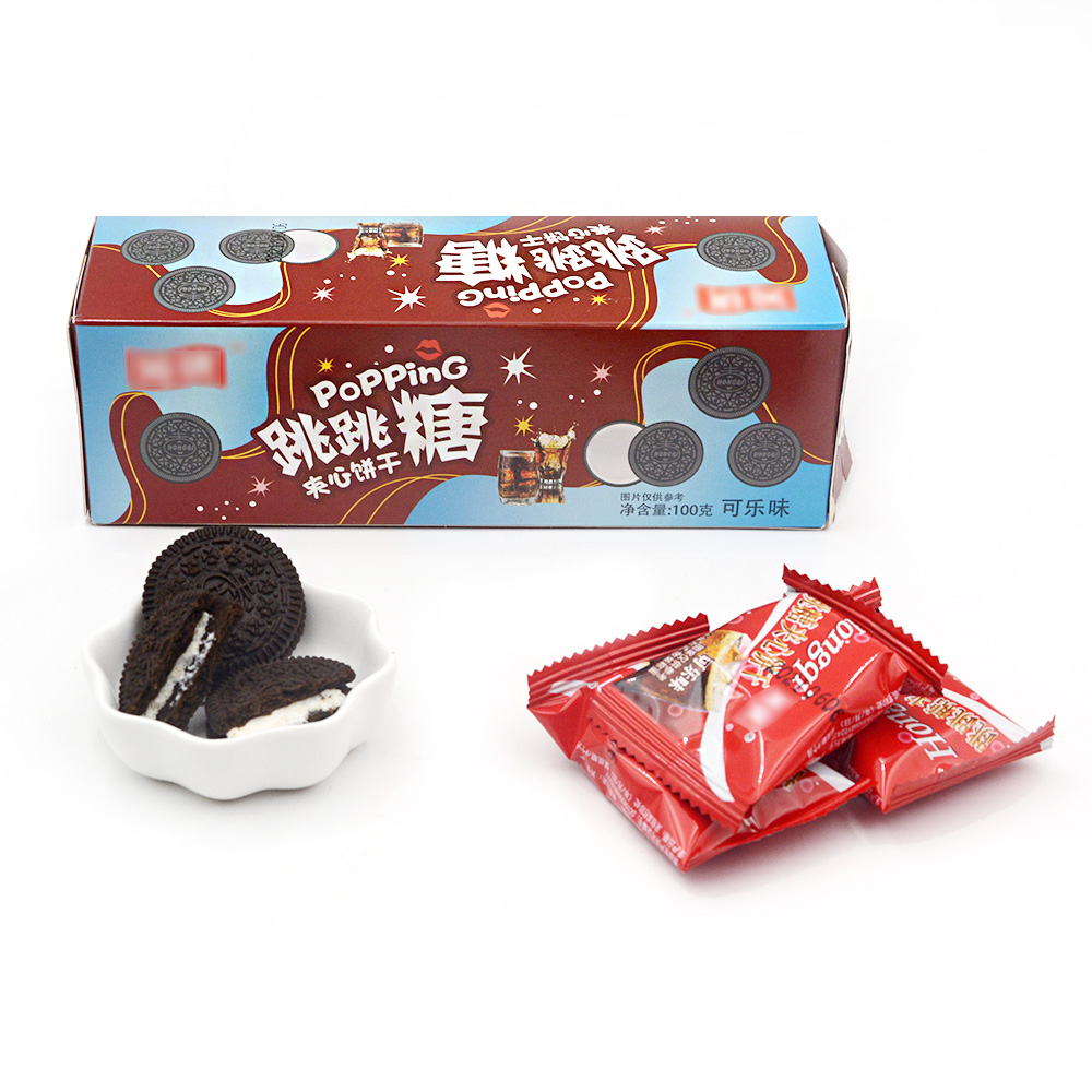 halal Sandwich biscuit wholesale Cheap chocolate cookies center filled biscuit