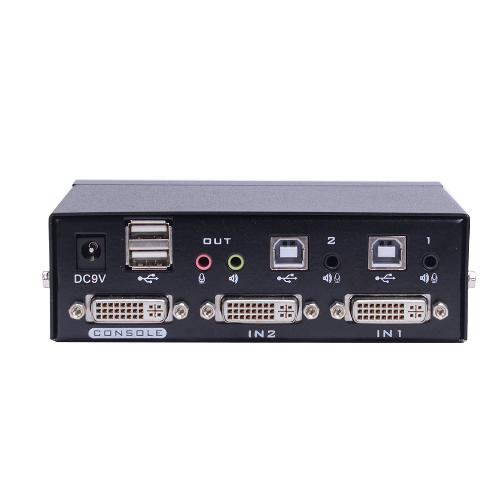 2560*1600 разрешение 2 порта HDMI, DVI USB интерфейс рабочего стола KVM переключатель с кабелем