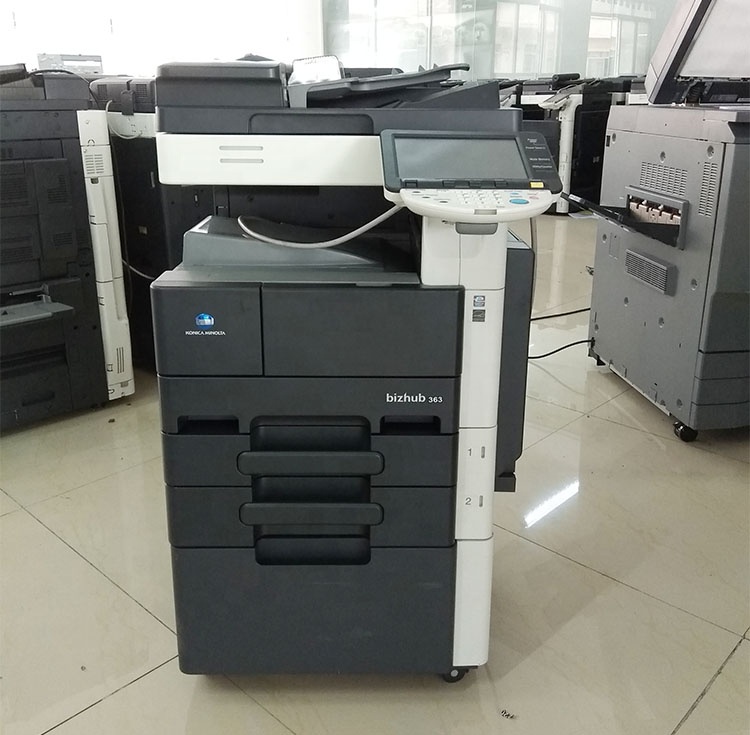 Черные б/у лазерные принтеры фотокопиры для Konica Minolta Bizhub 423 363 283 USA Copiers