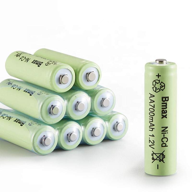 Ni-CD 1,2 V AA батарея 700mAh для электрических игрушек зеленая Оптовая Ni-CD аккумуляторная батарея