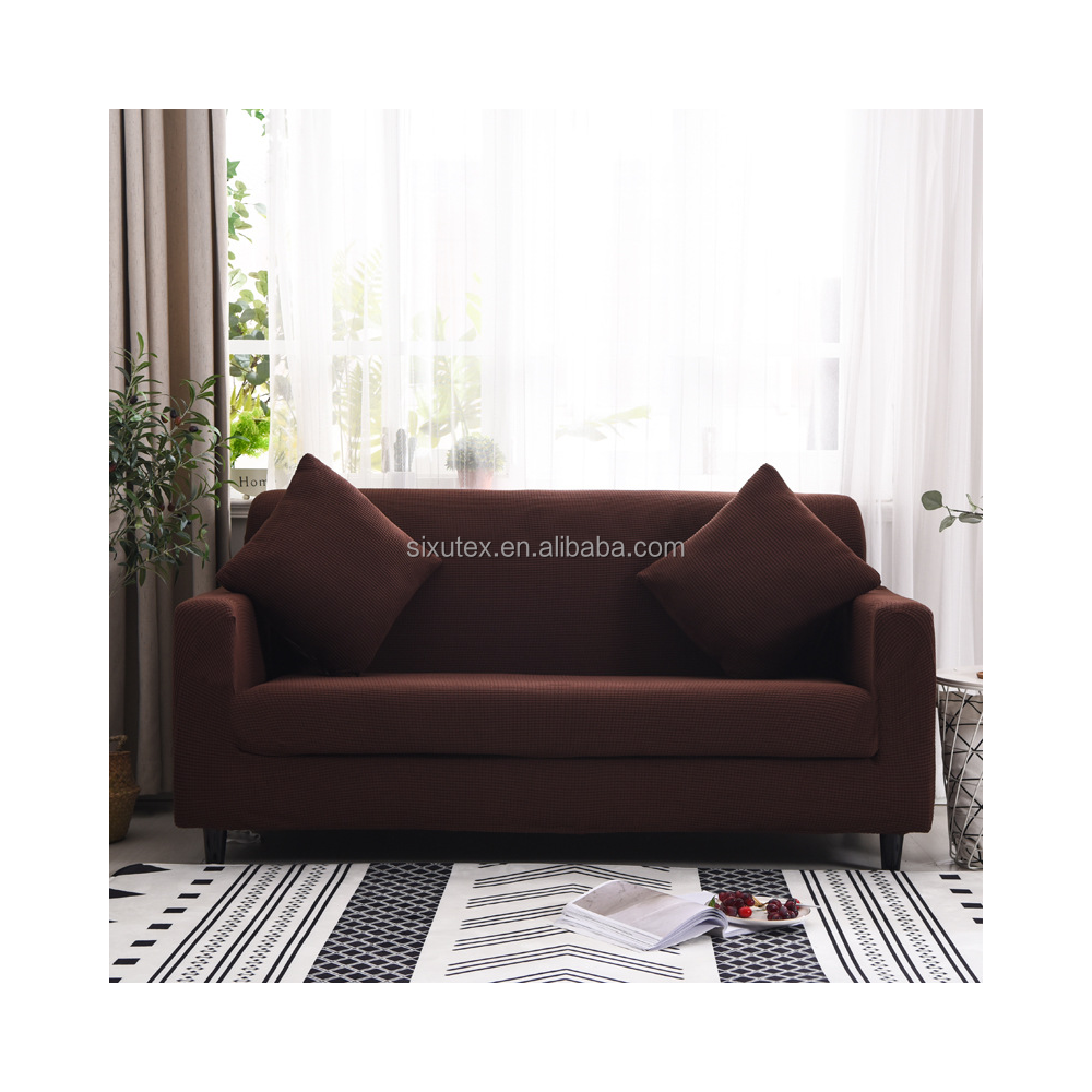 2-Piece Couch Cover set High Stretch Sofa Slipcover Strap Sofa Cover waterproof