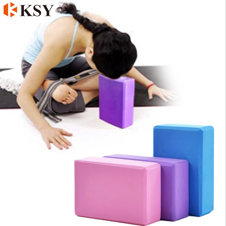 Amazon Hot Selling Non-Slip Custom Print Private Label Natural EVA Recycled Foam Yoga Block