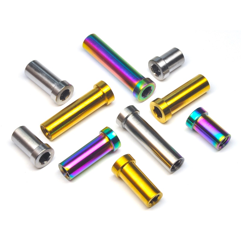 Ti nut M6 13/17/21/25/28.5/37 мм для велосипедного тормозного суппорта C-образный зажим устанавливаемая Встраиваемая титановая крепежная гайка