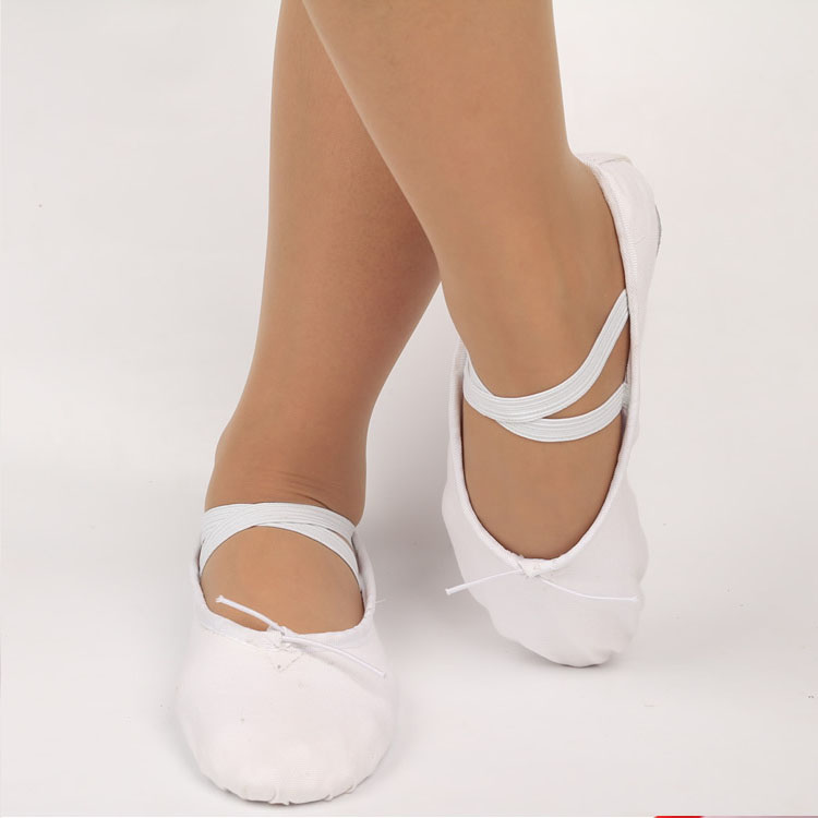Hot sale ballet slipper stretch dance shoes for children and adults