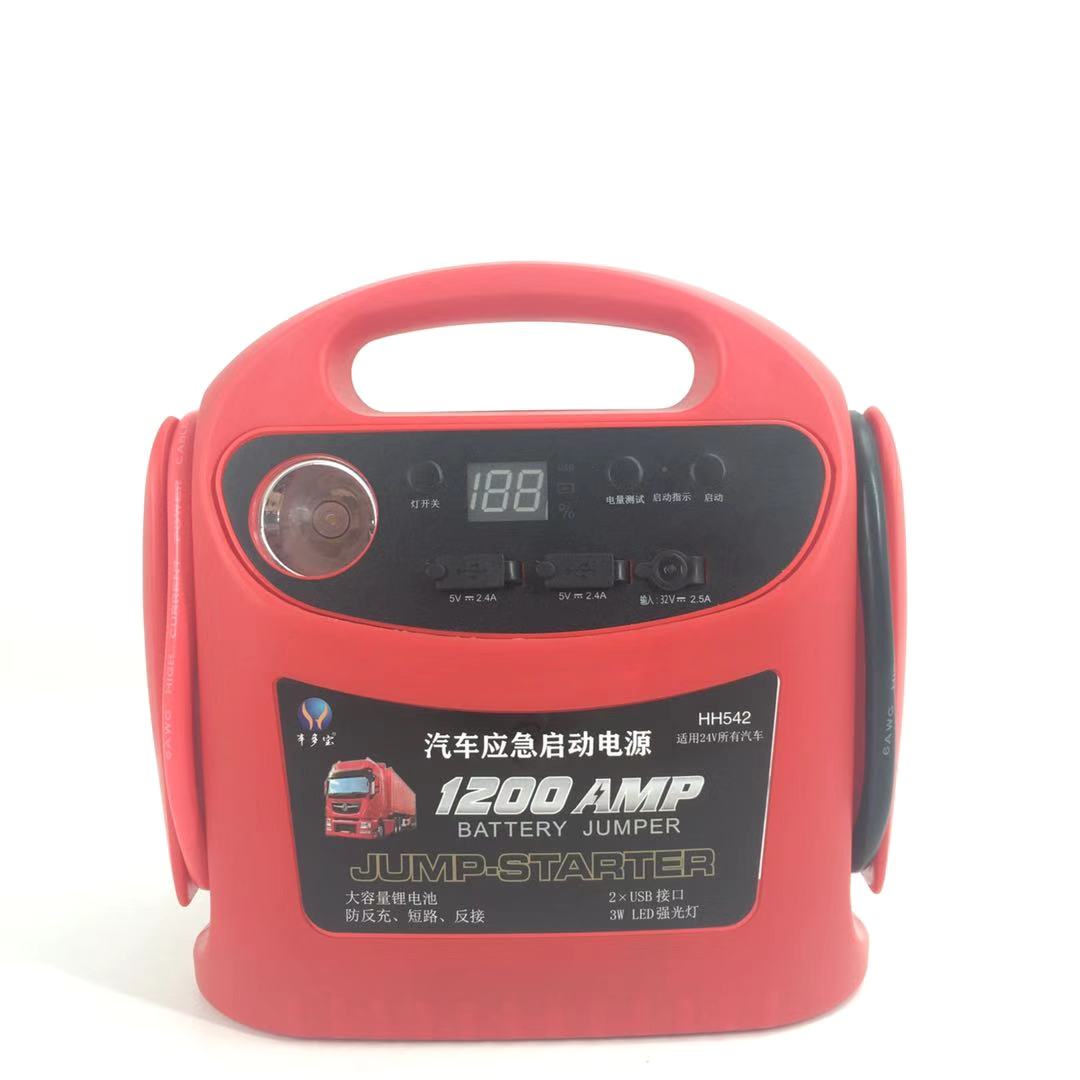 Высокая мощность литиевая батарея 12v 24v 1700a 45000 мАч грузовик пусковое устройство блок питания