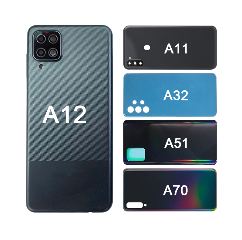 Задний корпус A02, A12, A10, A10S, A30, A30S, A31, A32, A40, A42, A52, A72, задняя крышка аккумулятора, задняя крышка, заднее стекло для Samsung