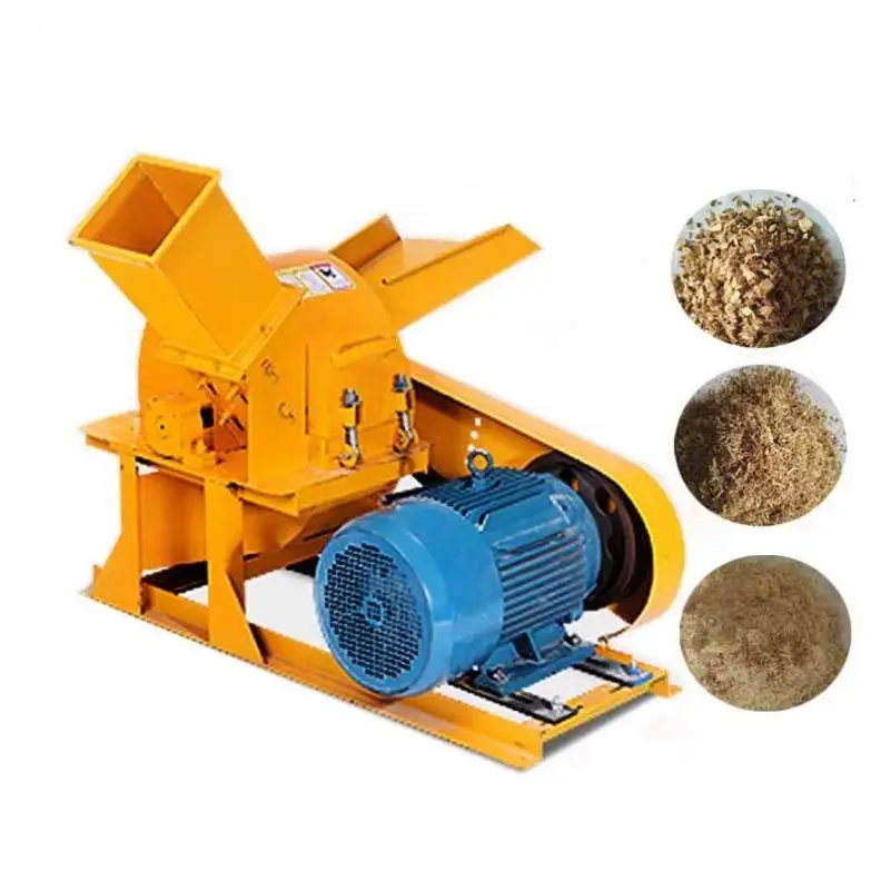 New Design Hammer Mill Tree Branch Shredder Leaf Crusher Machine