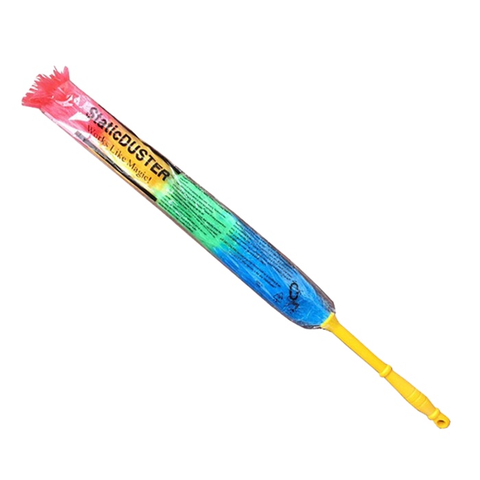 Гибкая пластиковая статическая перьевая Пыльник HQ9716 rainbow длиной 21 дюйм, атакуется как магнит