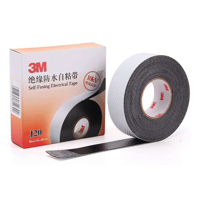 Self Fusing Silicone Rubber Electrical Tape 3M J20 Waterproof Insulating Self Bonding 10KV Insulation