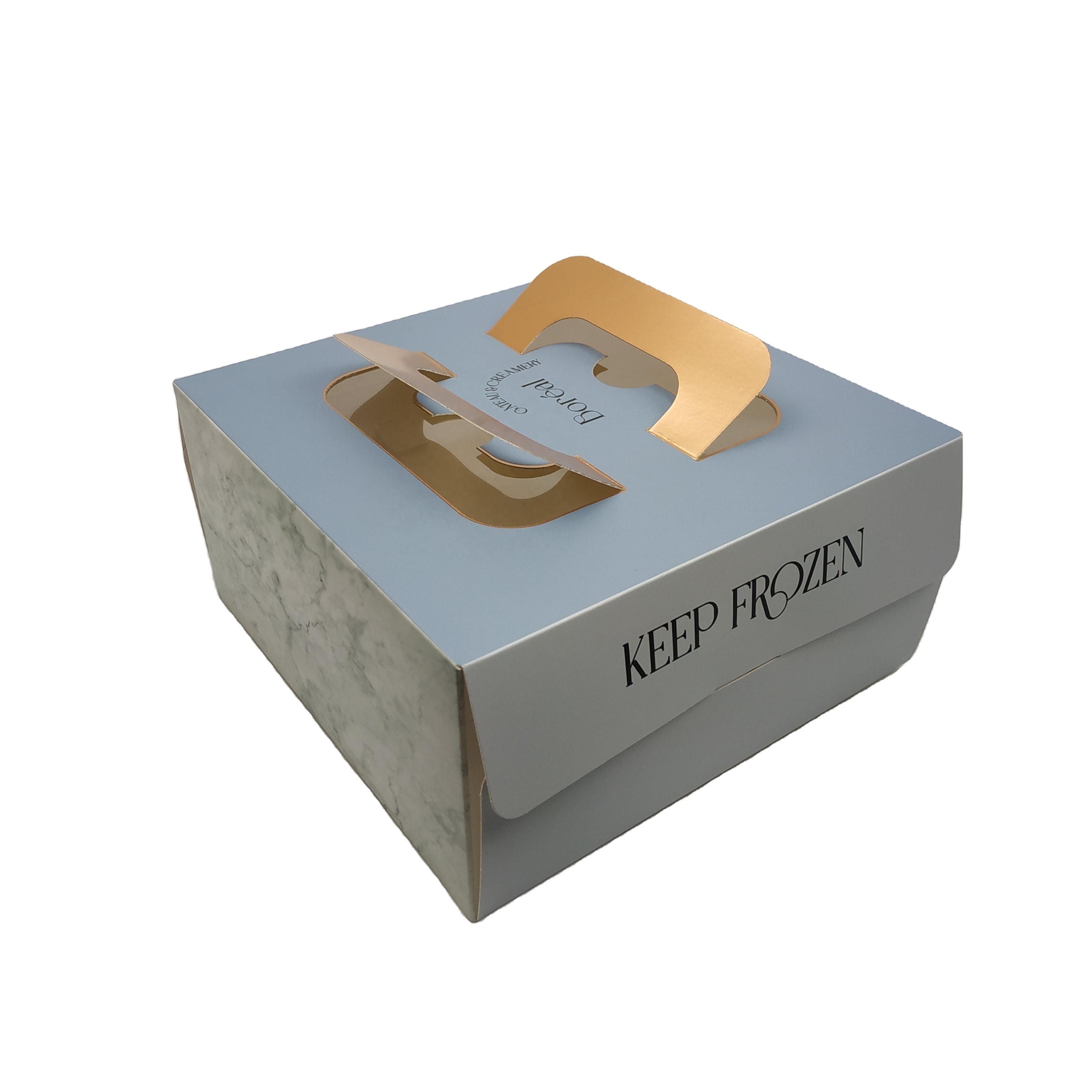 Wholesale Biodegradable Custom Printing Food Grade Cake Boxes for Bakery Dessert Food Packaging
