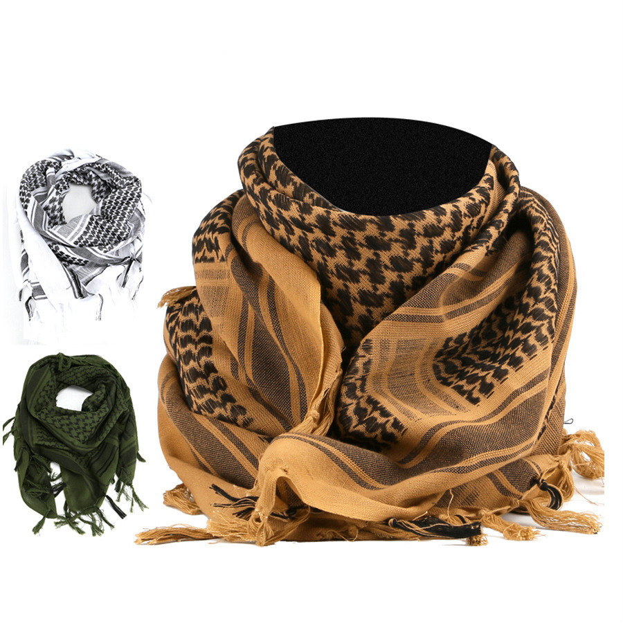 Military man shimagh Shemagh arab scarf Tactical Desert Keffiyeh palestine keffiyeh Wrap 38 X 38 Inches Islamic Mens Scarf