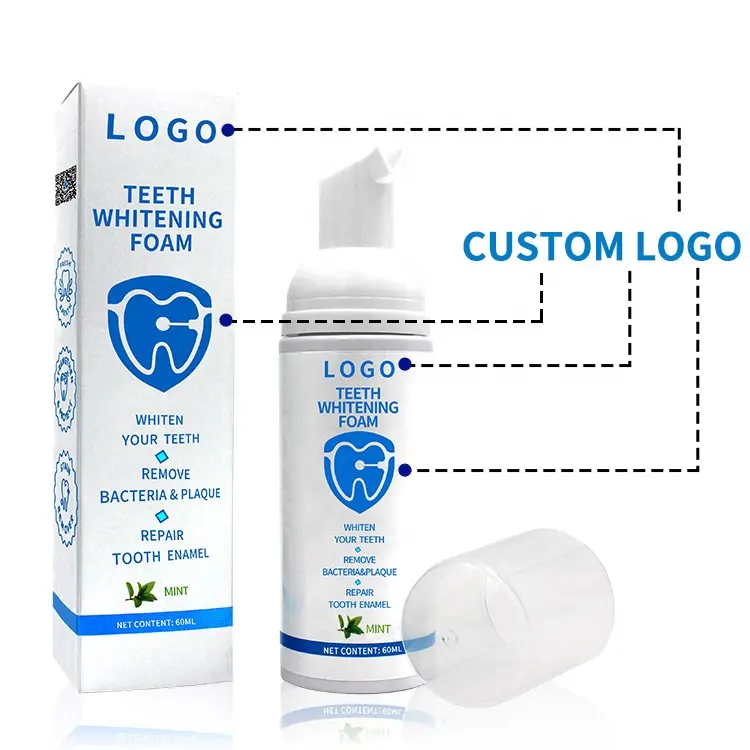 Teeth Whitening Tooth Mousse Cleaning Private Label Foam Toothpaste