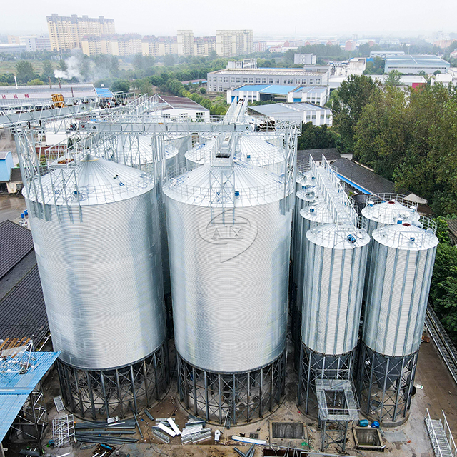 1000t/2000t/3000t/4000t/5000t Зерно кукурузы рапса хранения стальной силос цена