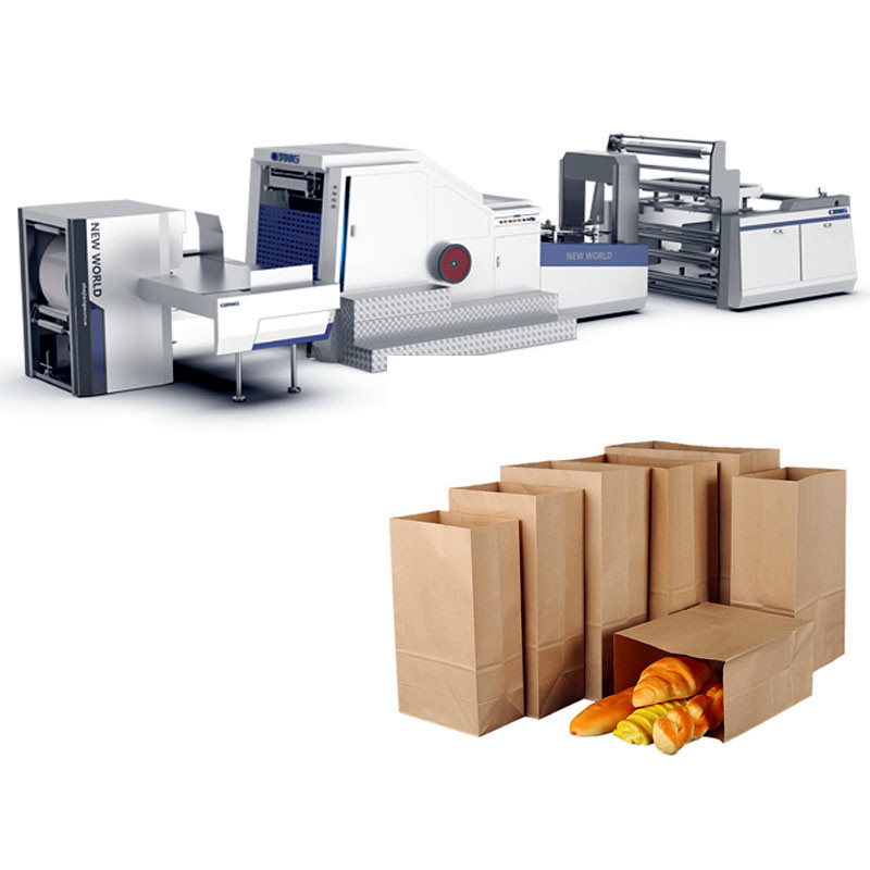 paper bag production machine Kraft paper bag products production making machine with printing
