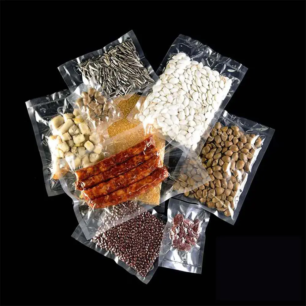 Vacuum Plastic Bag Fish Food Grade Plastic Vacuum Seal Storage Packaging Bag