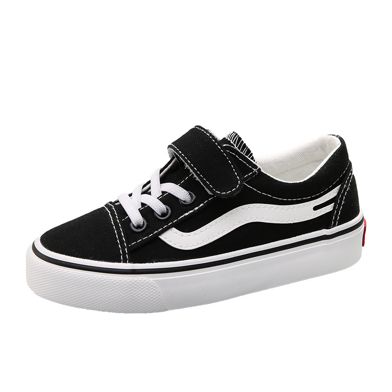 Classic canvas shoes for boys and girls New checkerboard children's children's shoes Little boys pedal shoes