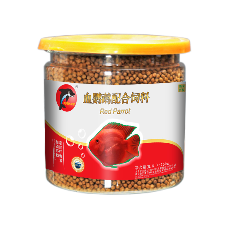 Цветные гранулы для рыбьего корма
