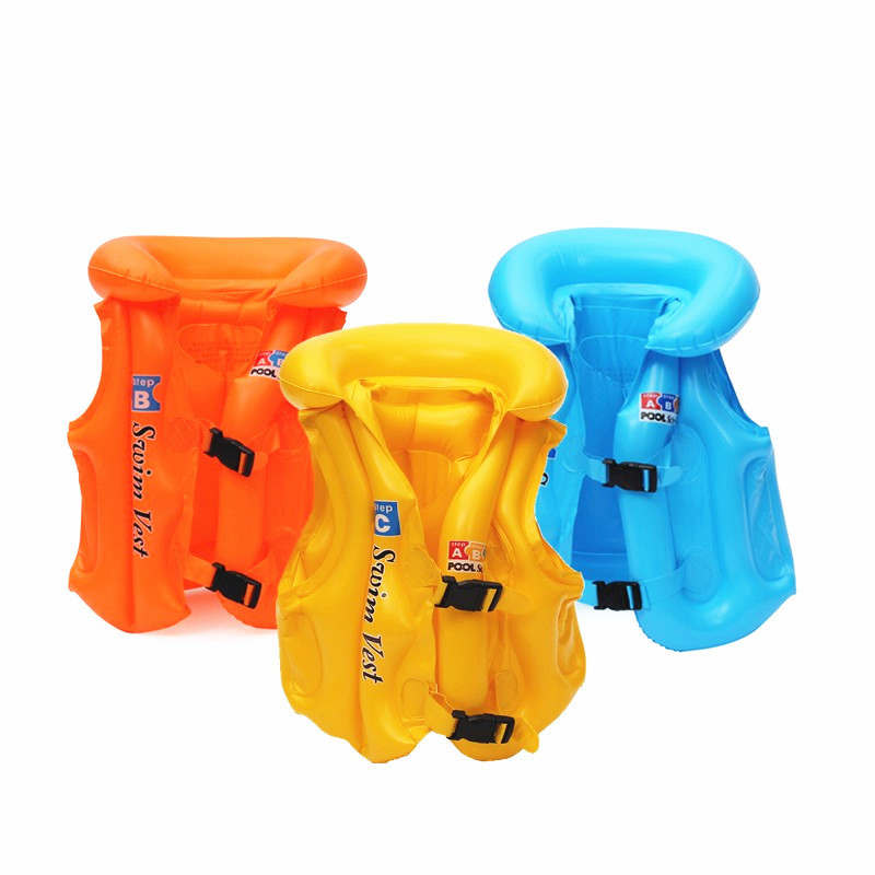 Children's Cartoon Inflatable Letters ABC Inflatable Life-saving Swimming Vest Learn Swimming Inflatable Swimsuit