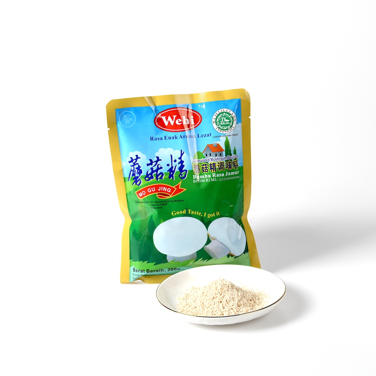 200 г * 40 упаковок, Halal гранулированные вегетарианские грибы для приготовления супа