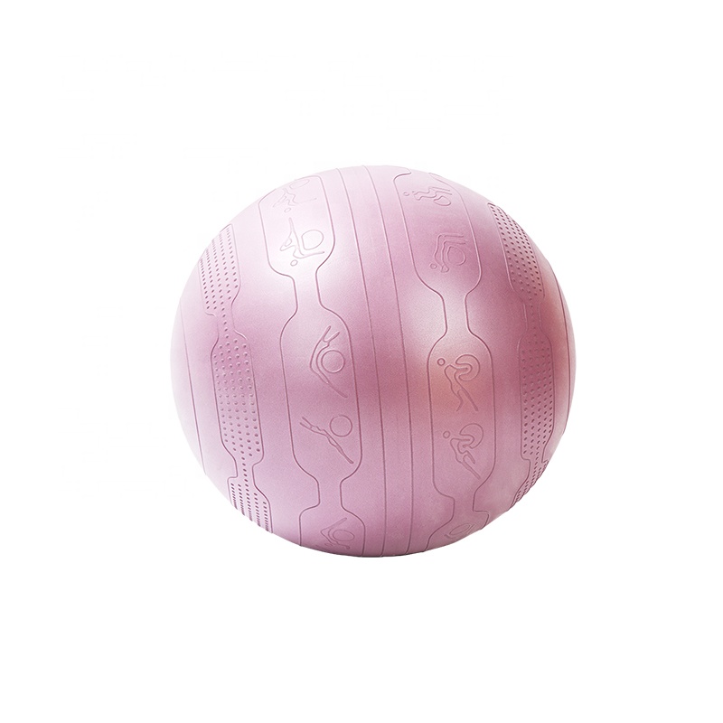 Home Gym custom logo anti-burst pilate 95cm yoga ball 65cm yoga exercise ball with pump