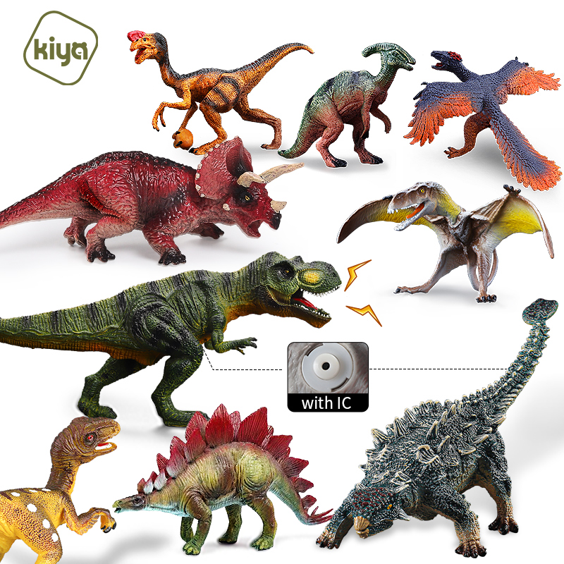 Kiya детский парк из ПВХ, большой Тираннозавр Рекс, модели динозавров Dinasour, игрушки