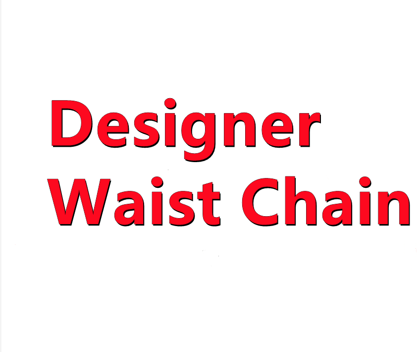 Designer waist chain letter Logo pendant decoration clothes belts for women Wholesale