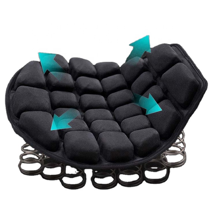 partial pressure motorcycle inflatable cushion cover slow shock modified saddle patrol car heat insulation cooling pad