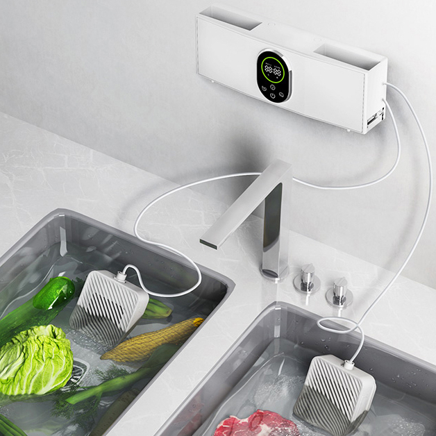 Vegetable Washing Machine 25W Wireless Fruit Vegetable Cleaner