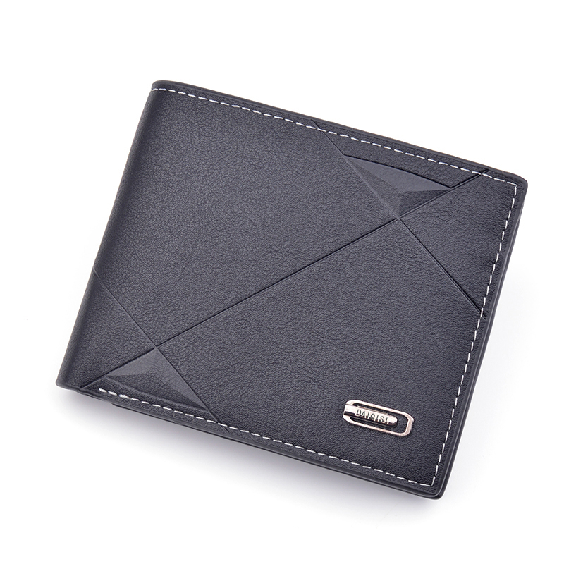 2020 New Products Leather and Slim Aluminum Card Holder Wallet with Money Clip for Men Case Fashion Gift OEM