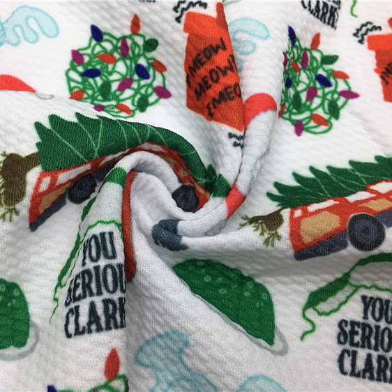 Factory Wholesale 2020 New Design Digital Printing Floral Blue Bullet Fabric For Kids Adult