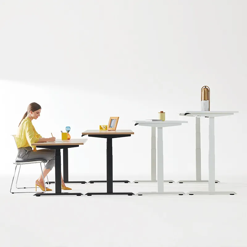 Best Sale Office Furniture Adjustable Height Electric Dual Motors Standing Desk