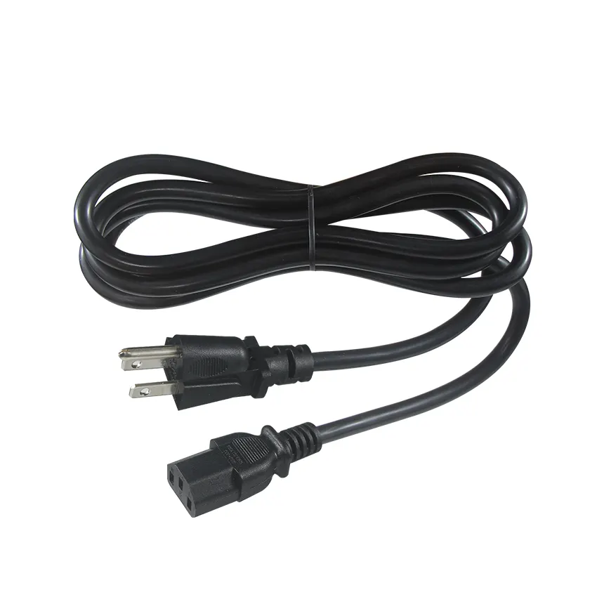 Supply Cord 5-15P Male Plug Us Usa Computer Desktop Power Cable 3 Prong Power Cable