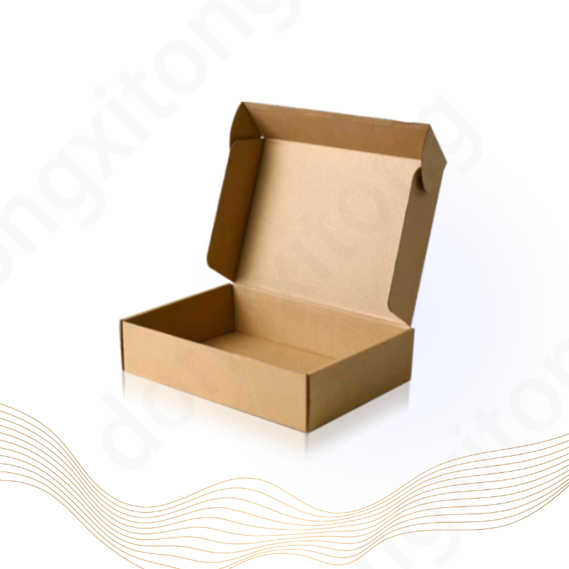 Manufacturers can customize and print cheap high-end strong recycled paper corrugated box aircraft box folding color box