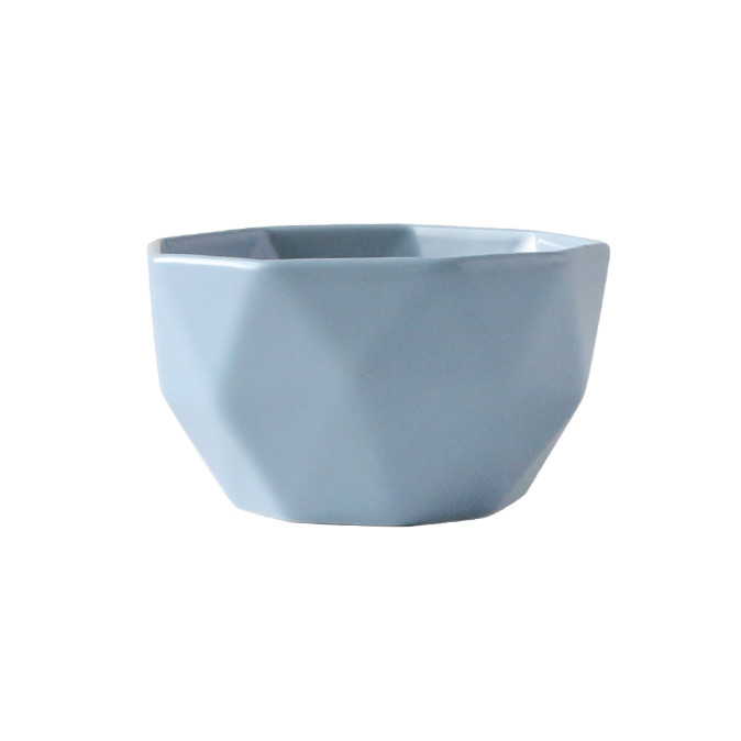 eco-friendly irregular matte nordic dinnerware ceramic kitchen bowl set snack rice bowl with custom logo