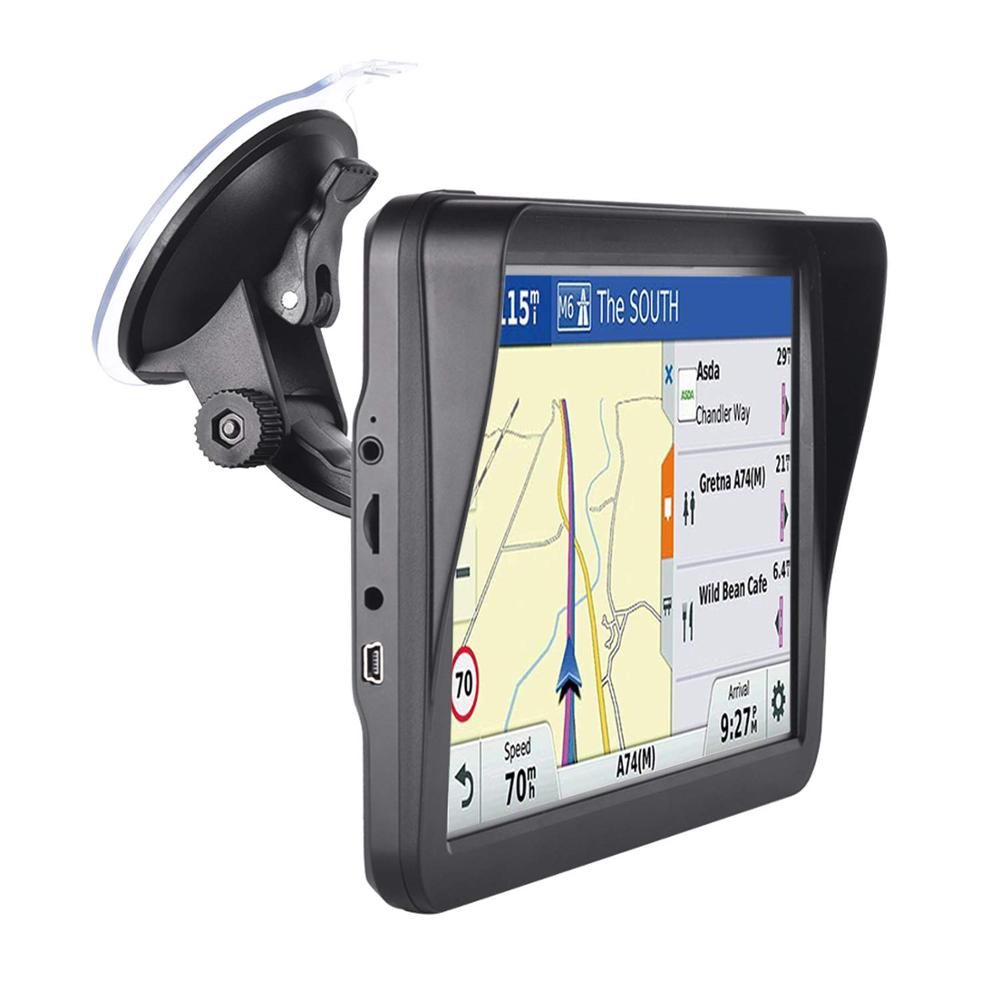 9 дюймов Большой экран автомобиль грузовик GPS навигации wince 6,0 256 м 8 Гб BT AVIN Hands-free FM передатчик картами Европы 2021