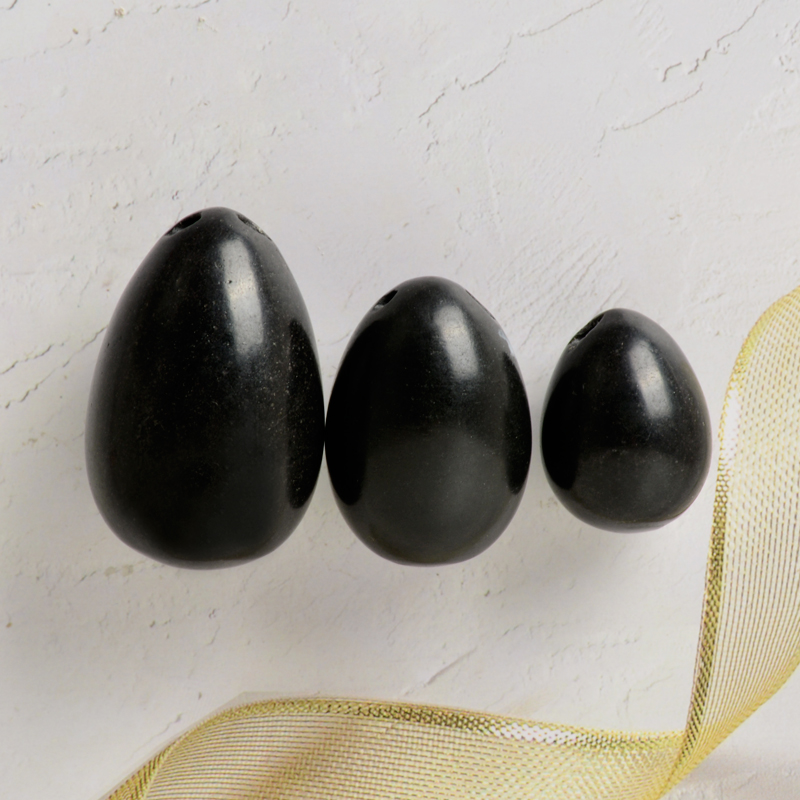Obsidian stone yoni, Нефритовый набор для лечения яиц yoni класса a, сертификат gia с коробкой